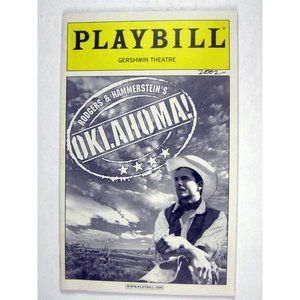 Oklahoma Playbill June 2002 Gershwin Theatre Patrick Wilson Andrea Martin